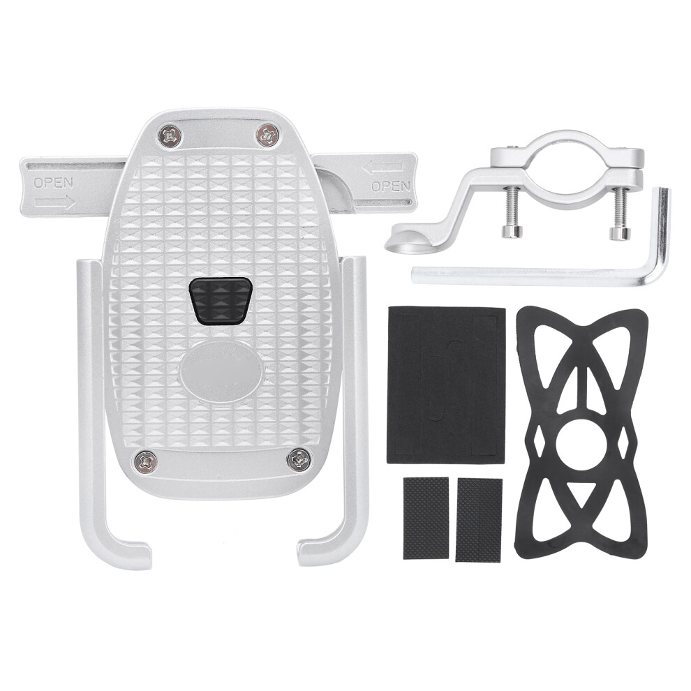 Bike Phone Mount Universal Handlebar Cell Holder 360 Rotation With Security Lock Sturdy And Safe For Motorcycles Electric Vehicles 9130438531270