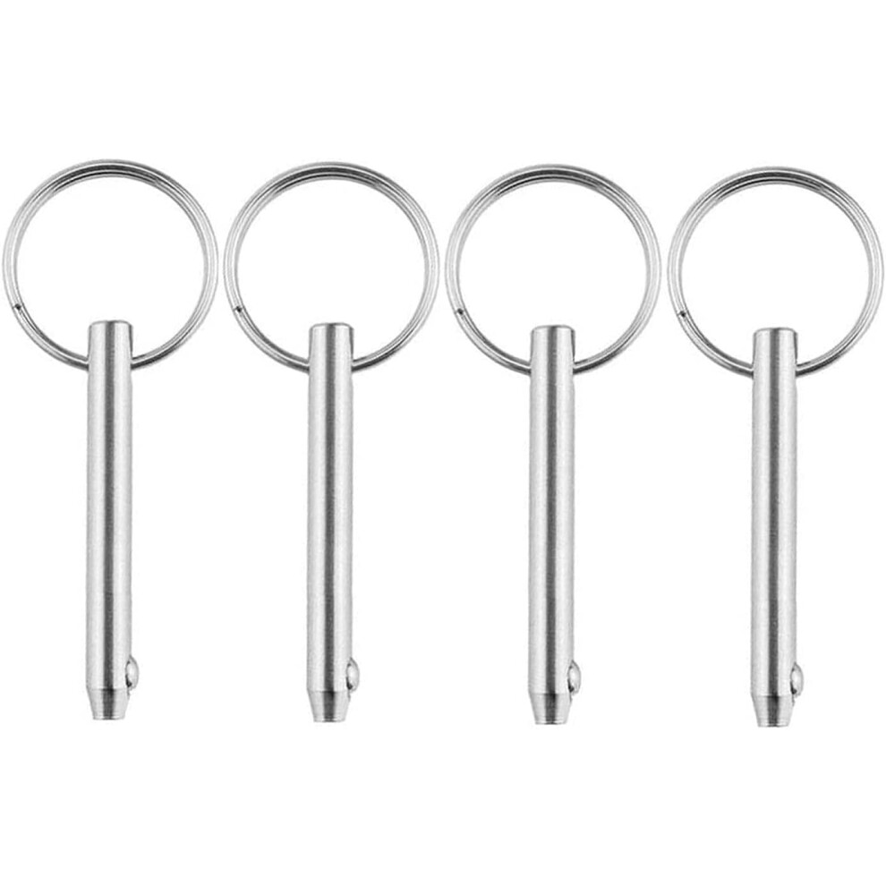 High Shear Steel For Maximum Strength, Economical Quick Release Pin With Spring Loaded Ball End Locking, Marine Hardware That Resists Seawater 9340959570850