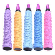 Raised Edge Overgrip For Enhanced Grip, Multi-Sport Compatibility Racket Grip Anti Slip Perforated Super Absorbent, Ideal For Badminton Squash Pickleb