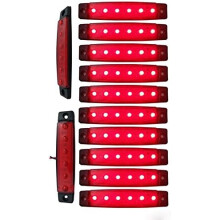 Sidomarkeringslampa för båtbelysning, universell passform, 12V LED-innerbelysning, högkvalitativ SMD LED för släpvagn, hyttmarkering, vattentät