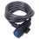 Κλειδαριά καλωδίου αντικλεπτικής προστασίας, ανθεκτικό στις κοπές χαλύβδινο 4