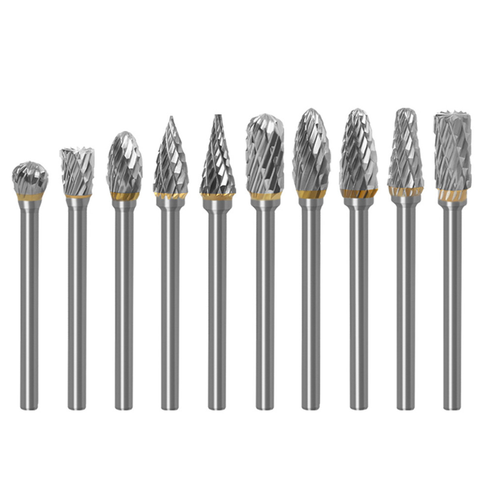 Rotary Tool Accessories, Metal Polishing Burrs For Fine Detail Work With Non-Metal Processing Capabilities 9405630321210