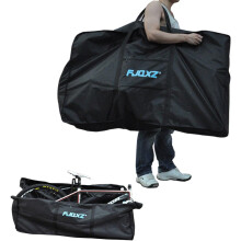 aventura espera por você: Bolsa de viagem para bicicleta em tecido resistente, dobrável, ideal para bicicletas de 26 a 29 polegadas, armazenamento
