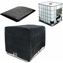 Weather Resistant Ibc Tote Cover, Oxford Fabric Sun Protective Cover For Outdoor 1000 Liter Water Tank Dustproof Protection