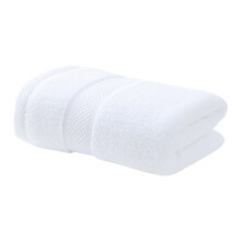 Gant de toilette en coton doux pour la peau, conçu-Blanc 35x35