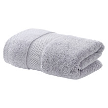 Gant de toilette polyvalent en coton, parfait-Gris clair 70x140