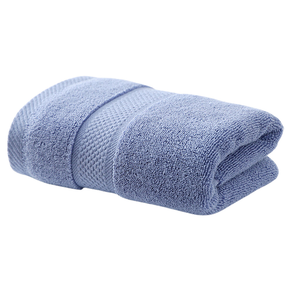 High Absorbency Cotton Towel Washcloth-Royal 35X35 Blue