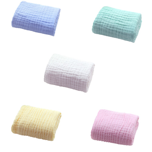 Serviette de bain en coton doux et soyeux pour bébé,-Bleu 1