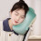 Relaxing Memory Foams Neck Pillow Shape for Office-Green 6