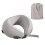 Soft Plushes Neck Cushions with U Shape Neck-Gray storage bag 1
