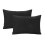 Housse de coussin en microfibre douce et durable, housse de-Noir 1