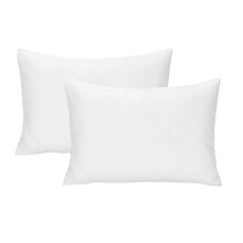 Microfiber Cushion Cover Pillow Case Machine Washable-White