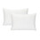 Lot de 2 taies d'oreiller en microfibre durables pour-Blanc 1
