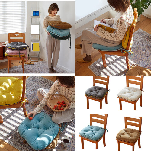 Soft Chair Cushion Suitable For Various Seating-Pearl White 2