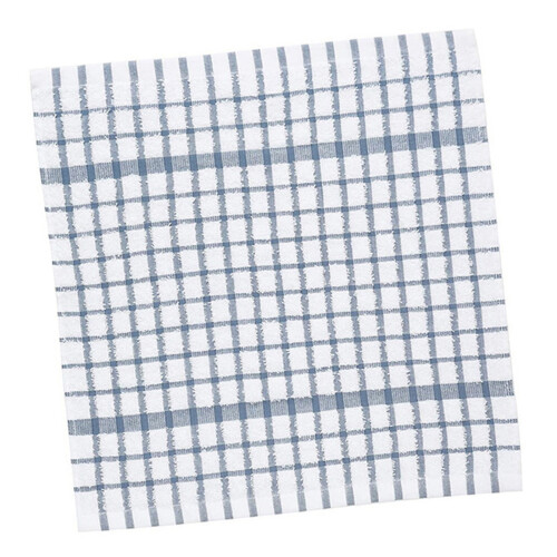 Les lingettes classiques de cuisine de serviette de coton-Bleu A
