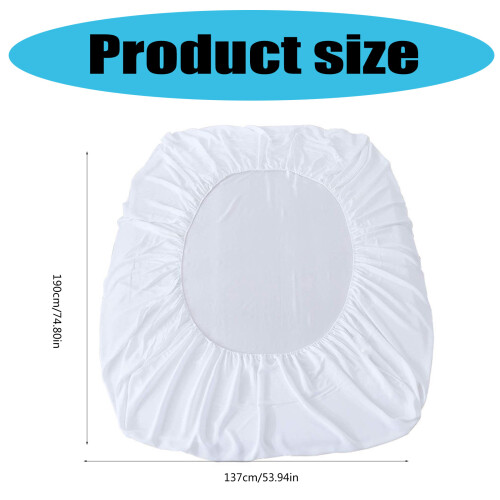 Couvre-matelas imperméable haute Performance, housse-Bleu marine 2
