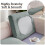 Stretchable Waterproofs Sofa Seat-Sofa back cover Light gray 4