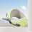 Oreiller Cervical de voyage en forme de-boîte de rangement verte 5