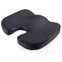 Gels Memory Foam UShaped Cushions-Black Mesh non slip memory