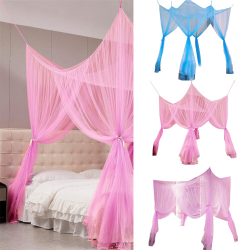 Square Mosquitoes Net Girls Room Decorations-White 2
