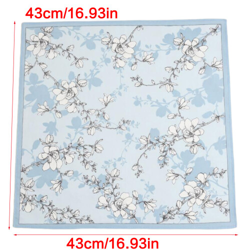 1PC Cotton Women Handkerchief Hanky Kerchiefs Square Printing-B 1