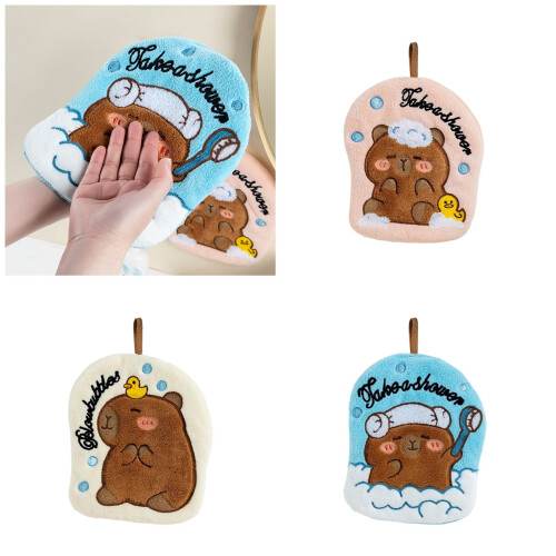 Quality Capybara Hand Towel Cleaning Rag with Easy-Style 2 1