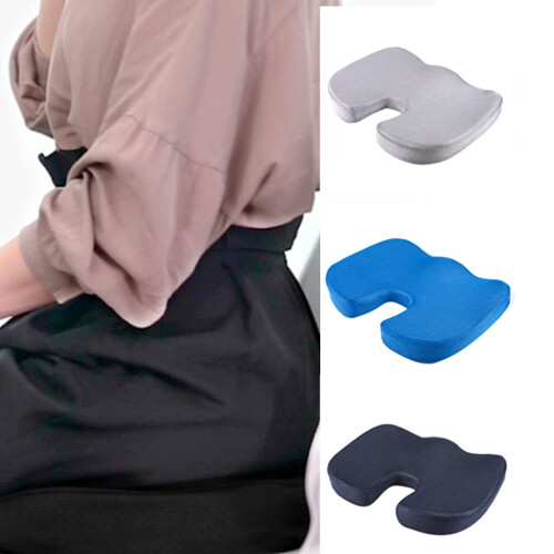 Gels Memory Foam UShaped Cushions-Black Mesh non slip memory 2