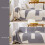 Multiple Size Chenilles Sofa Cover Breathable Fabric-Black 7