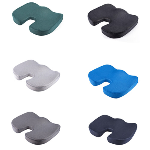 Gels Memory Foam UShaped Cushions-Black Mesh non slip memory 1