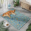 Ice Silk Cooling Mat Keep Pet Cool Pad Blanket-Cat Park Grey C 2