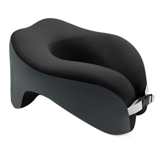 Memory Foam Ergonomic Pillow Sleep Pillows For-Black dark gray