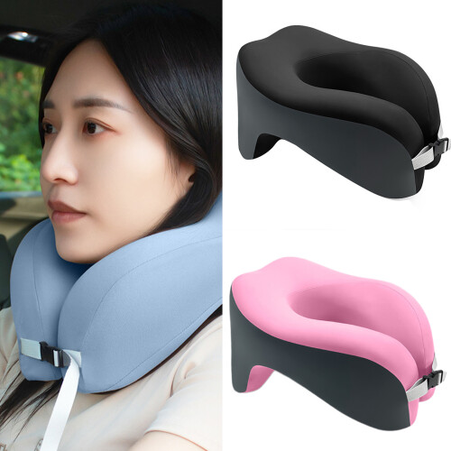 Office Sleep Pillow Enhances Neck Support-Light gray dark gray 2
