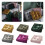 Square Thickened Cushion In Optional Color For Home-Purple red 3