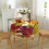 Elegant 150cm Round Tablecloth with Autumn Theme for-Pattern 7 7