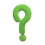 Question Mark Shape Plushes Throw Pillows-Fluorescent green qu 1
