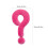 Question Mark Shape Plushes Throw Pillows-Fluorescent green qu 4