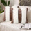 Warm Embraces PU Leather Splicing Plush Pillow Cover Soft 7