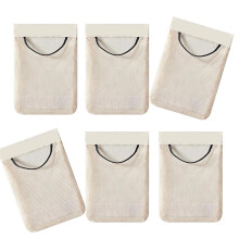 Sacs en maille 6 pièces pour un rangement efficace des-Blanc