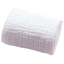 Serviettes de bain en coton doux pour bébé, enveloppe en-Blanc