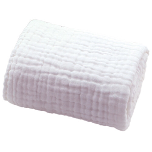 Serviettes de bain en coton doux pour bébé, enveloppe en-Blanc