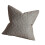 Housse de coussin décorative, taie d'oreiller en lin épais-gris 1