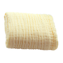 Serviette de bain en coton doux pour bébé, enveloppes-Jaune