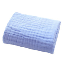 Serviette de bain en coton doux et soyeux pour bébé,-Bleu