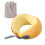 Oreiller cervical en forme de U en mousse-Sac de rangement jaune 1
