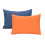 Housse de coussin en microfibre, housse de coussin-Orange marine 1