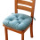 Coussin de chaise confortable, coussin de siège en-Bleu ciel 1