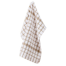 Serviette en coton avec motif tissé, lingettes de-Marron foncé B