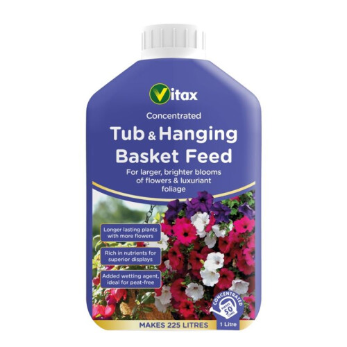 Vitax Vitax Liquid Feed For Hanging Baskets 1L [5HB1] 1