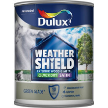 Dulux Weathershield Exterior Satin Green Glade 750ml