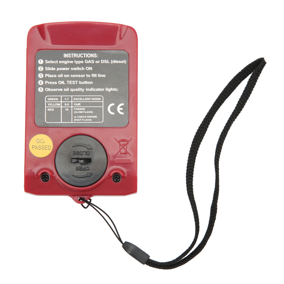 Engine Oil Tester 12V Led Indicator Portable Gas Diesel Analyser 8791370974016